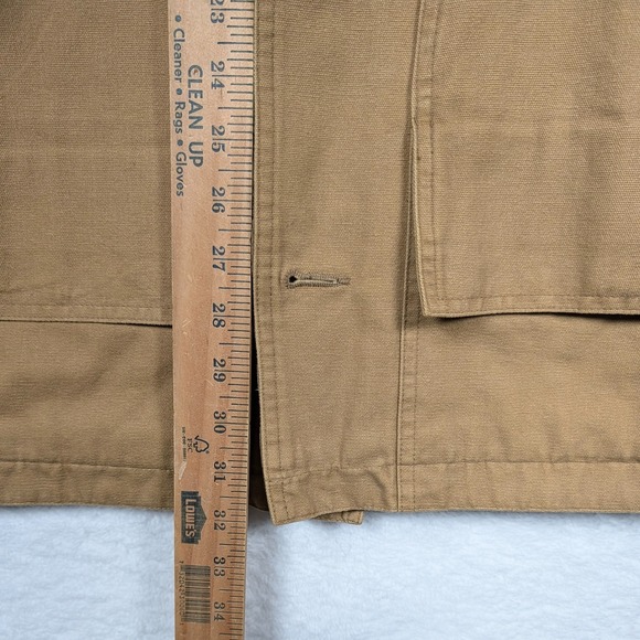 Vtg Duck Head Coat Mens 2XL Beige Field Chore Jacket Corduroy Flannel Lined - Picture 5 of 8